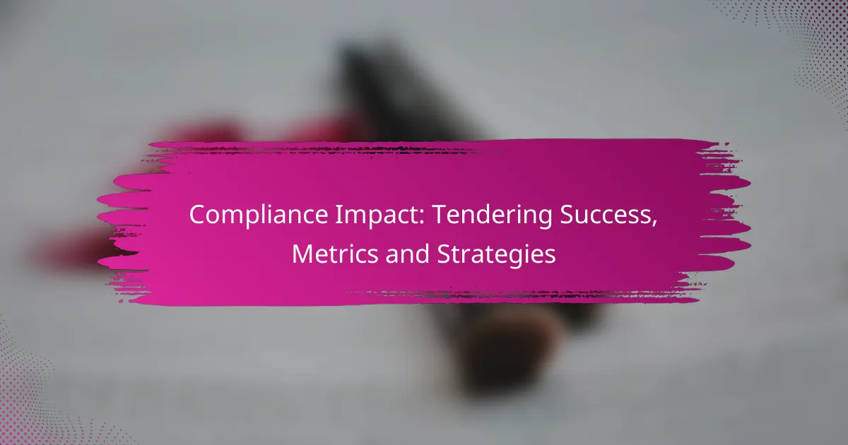 Compliance Impact: Tendering Success, Metrics and Strategies